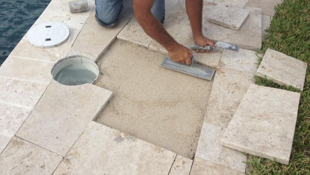 Réaliser sa terrasse sur lit de sable